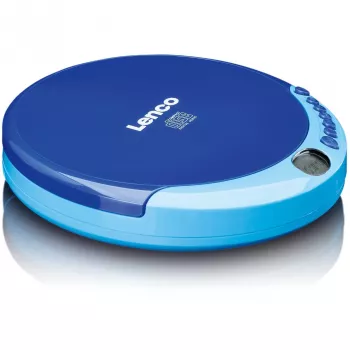 Draagbare cd-speler Lenco CD-011 blauw