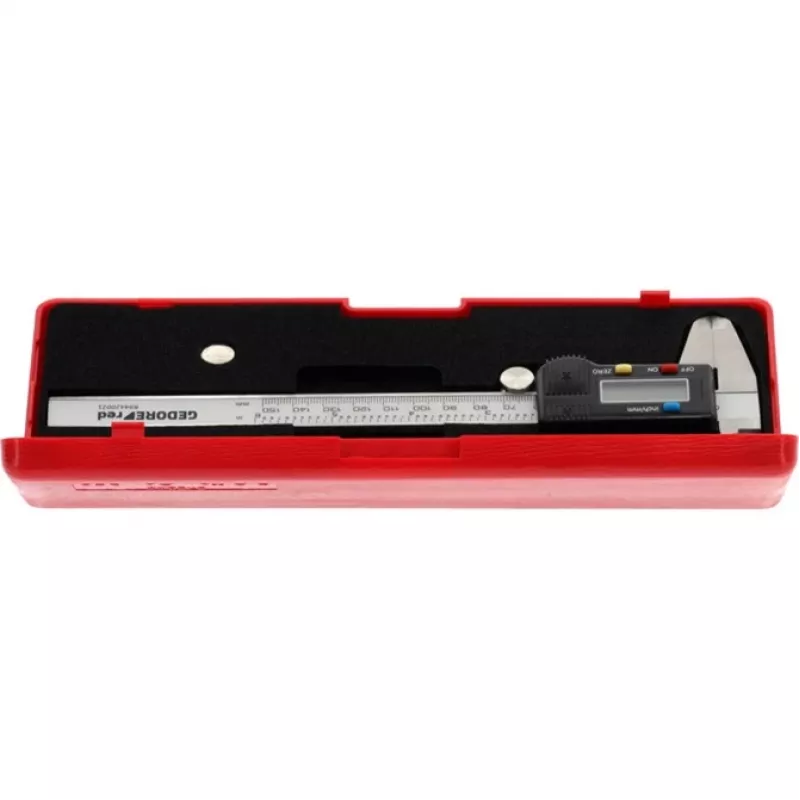 Gedore RED R94420021 3301430 digitale schuifmaat, 0–153 mm, mm/inch, grijs