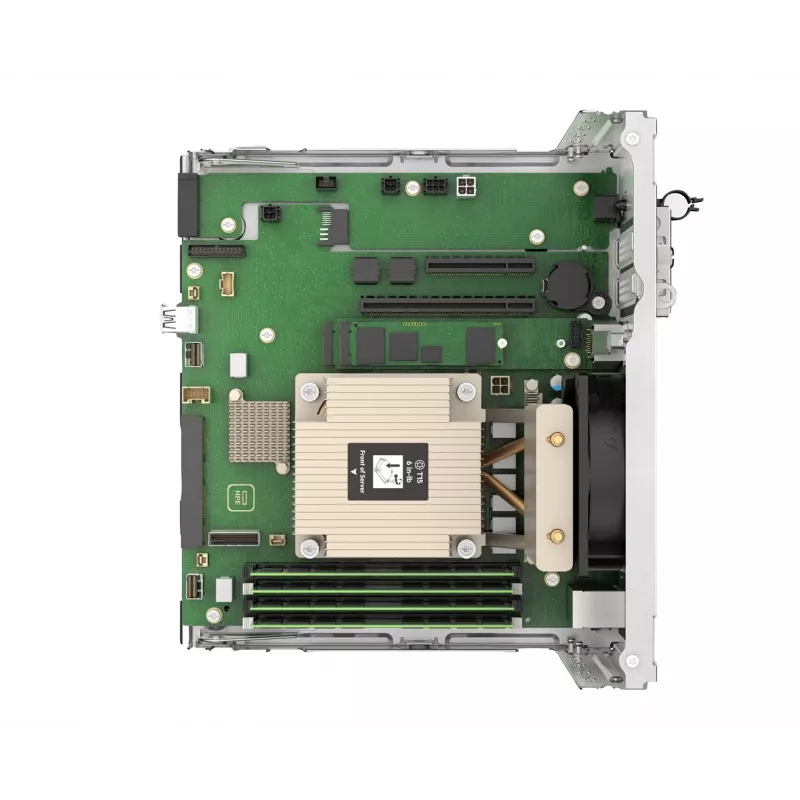 HPE ProLiant MicroServer Gen11 G7400 2-core VROC 4LFF-NHP 180W External PS Compute Module server