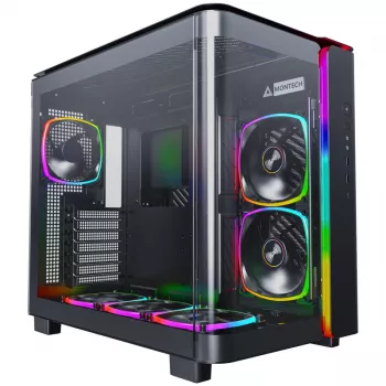 Montech KING 95 PRO Midi-Tower, Tempered Glass, ARGB - zwart