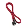 CableMod ModMesh - SATA-kabel - Serial ATA 150/300/600 - SATA (W) haaks naar SATA (W) - 60 cm - rood (CM-CAB-RSAT-N60KR-R)