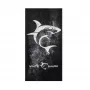 Handdoek White Shark TW-02 zaagvis sneldrogend lichtgewicht microvezel