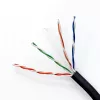 UTP-patchkabel QOLTEC CAT6 100 m zwart