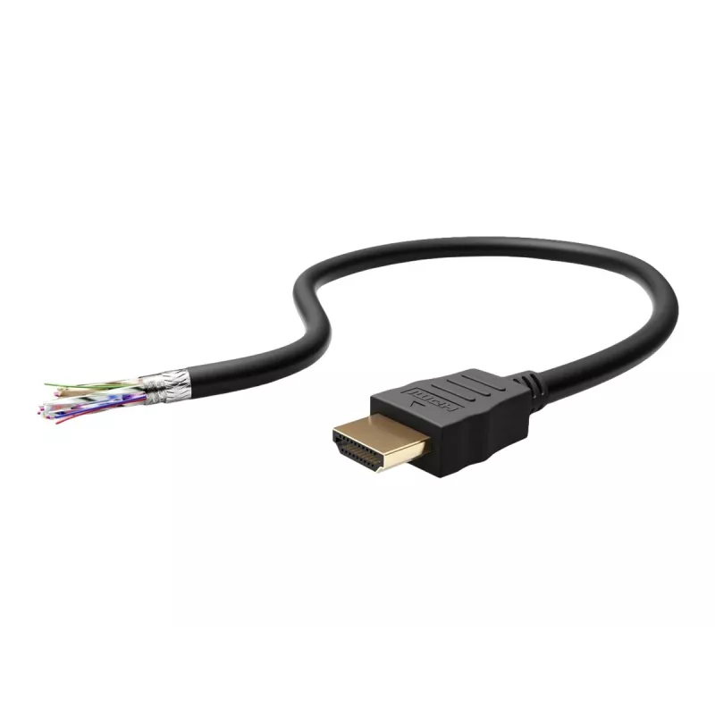 Goobay 41082 HDMI-kabel 1 m HDMI Type-A (standaard) 2 x HDMI Type-A (standaard) zwart (41082)
