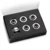 EK Water Blocks EK-Quantum Torque HDC 16 - verpakking met 6, zilver
