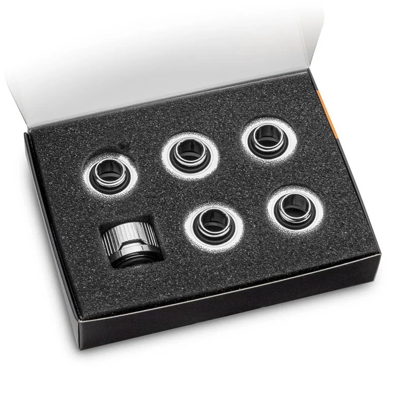 EK Water Blocks EK-Quantum Torque HDC 16 - verpakking met 6, zilver