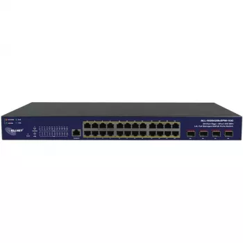 Netwerkswitch ALLNET ALL-SG8428v2FPM-10G — 24+4 poorten, PoE, 10G-uplinks