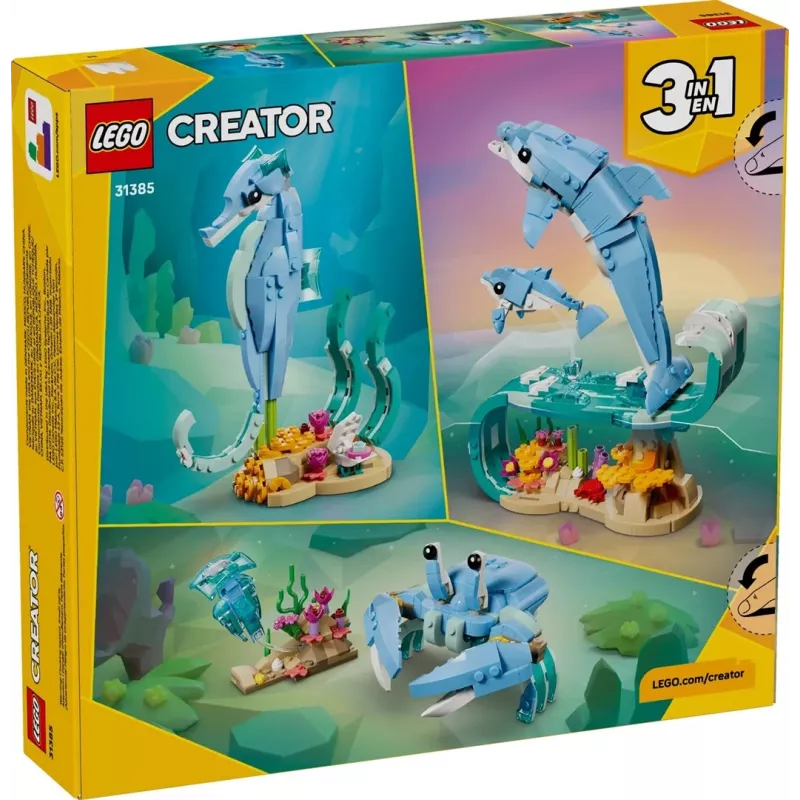 LEGO CREATOR 3 IN 1 31385 Zeedieren: Prachtige dolfijnen