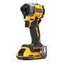 18V slagmoersleutel 3 versnellingen; 208nm; koffer; 2x2ah