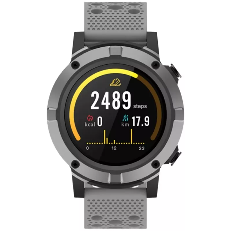 Denver SW-660 GPS-smartwatch, 1,3" AMOLED, grijze band
