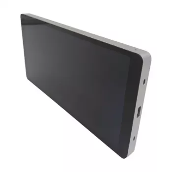 Dual Control Panel Shelly Wall Display X2 WiFi/BLU (zilver) + BLU H&T