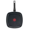 Tefal Simply Clean B5674053 koekenpan grillpan vierkant