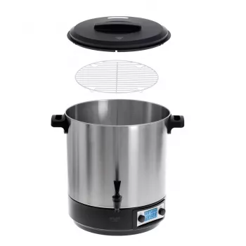 Weckketel Adler AD 4496 28L 2600W RVS zwart