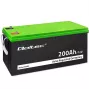 Qoltec batterij Gel | 12V | 200Ah | GEL | 59,5 kg