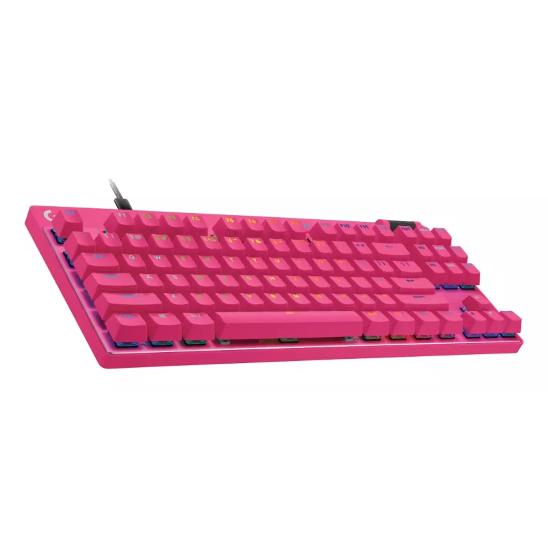 Gaming-toetsenbord Logitech G 920-013249 USB AZERTY French roze tenkeyless