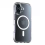 Beschermhoesje Torras Diamond-Mag Series voor iPhone 16 Plus, transparant, magnetische bevestiging