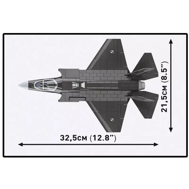 Bouwset Cobi F-35A Lightning II — 605 onderdelen, schaalmodel
