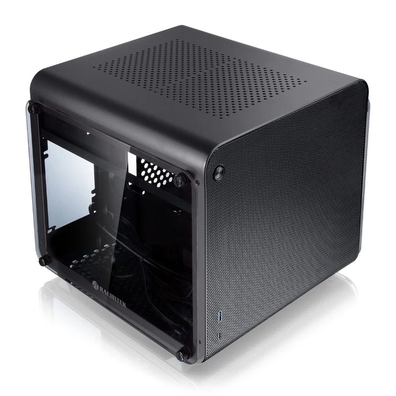 Computerbehuizing Raijintek METIS EVO TG Mini-ITX behuizing, zwart