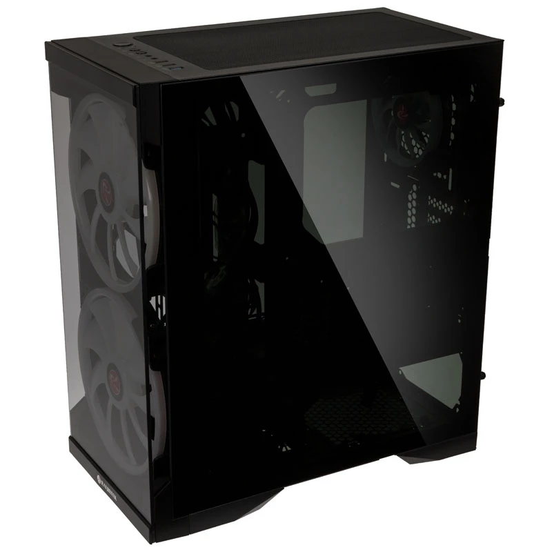 SILENOS PRO zwarte versie met ARGB-ventilator en gehard glas