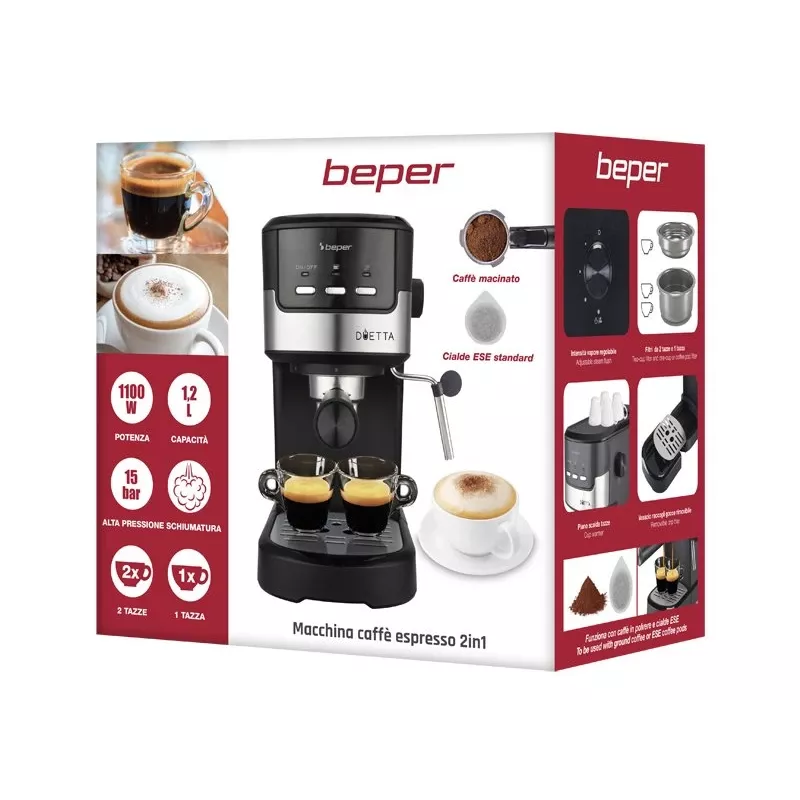 Koffiezetapparaat Beper 1,25L P101CAF100