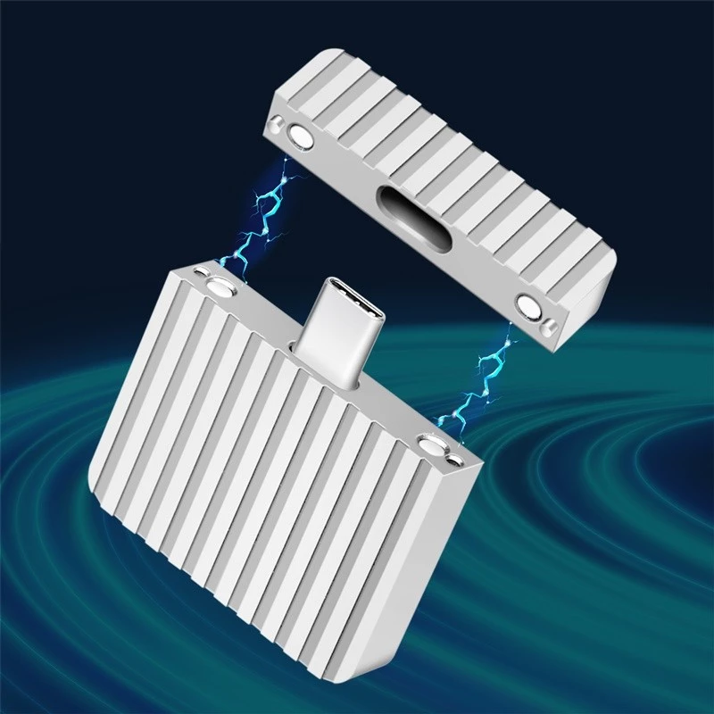 Zeer kleine USB3.2 Gen2x1 SSD-behuizing USB-C NVM
