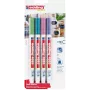 Edding 4085/4W krijtmarker metallic 1–2 mm punt, 4-delige set