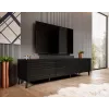 Cama RTV NOVA kast 186x40x48 mat zwart