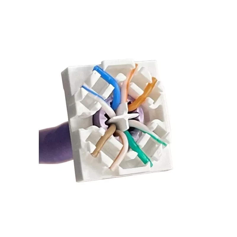 Alantec MB005-1 RJ45 Keystone-module, Cat.6A, STP, gereedschapsloos, PoE+, 22-26 AWG