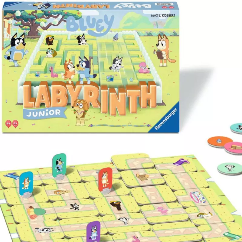 Bluey Junior Labyrinth, gezelschapsspel