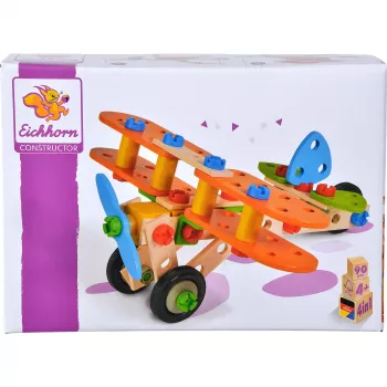 Constructor dubbeldekker, constructiespeelgoed 85 delen