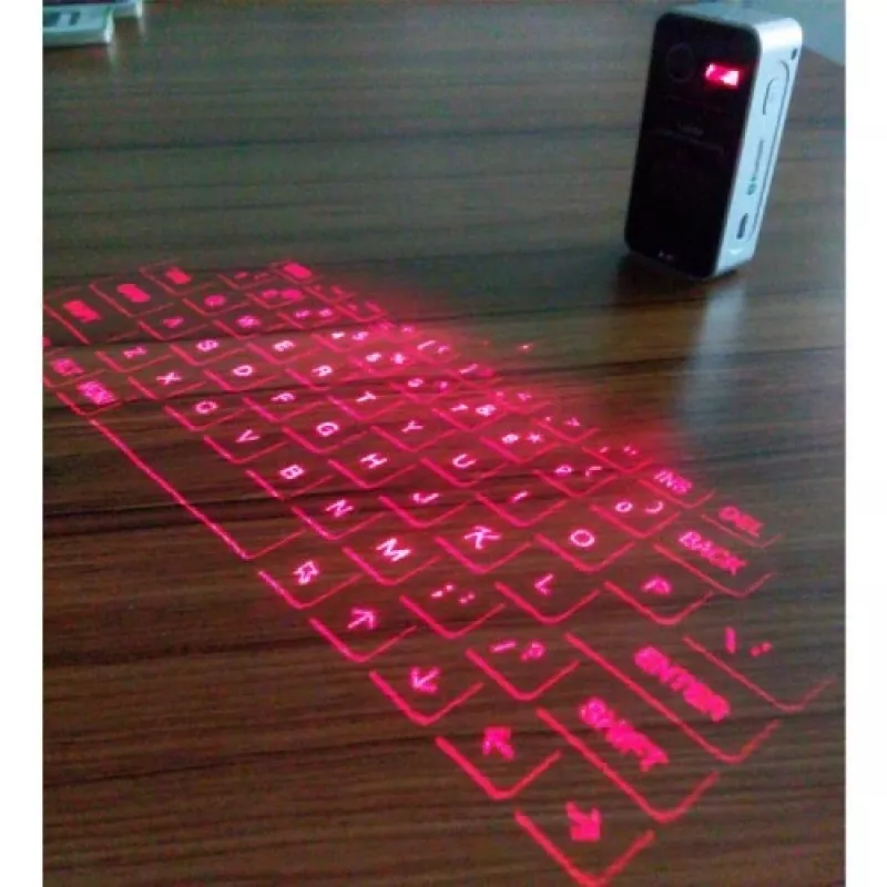 Laserprojectietoetsenbord Doy model compact draagbaar virtueel bluetooth-toetsenbord