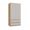 MALWA SS-90 kledingkast Artisan-eiken/kasjmier