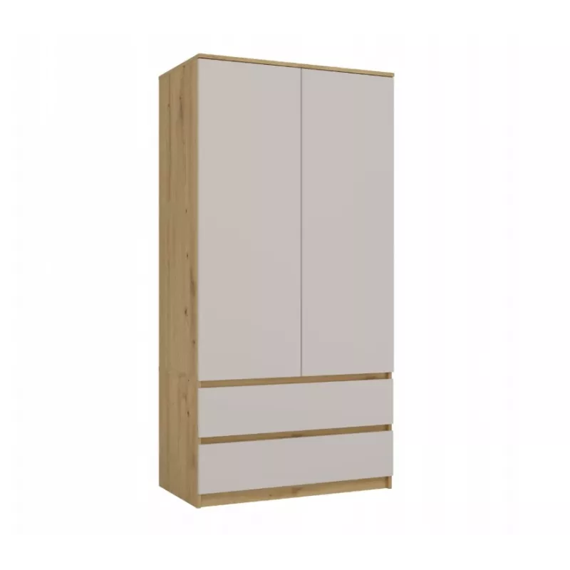 MALWA SS-90 kledingkast Artisan-eiken/kasjmier