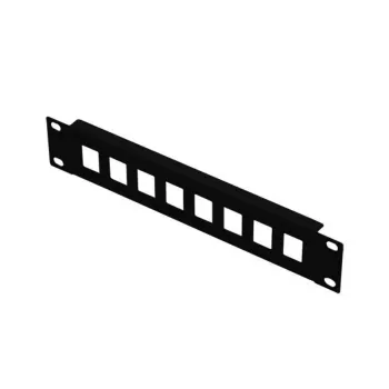 Lanview 1U 10 PATCH PANEL FOR KEYSTONE - 8-PORT UNEQUIPPED - Patchpaneel - KEYSTONE - 8-PORT UNEQUIPPED (LKS675BL)