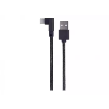 Kabel USB 2.0 naar USB-C haaks / CC-USB2-AMCML-0,2M GEMBIRD