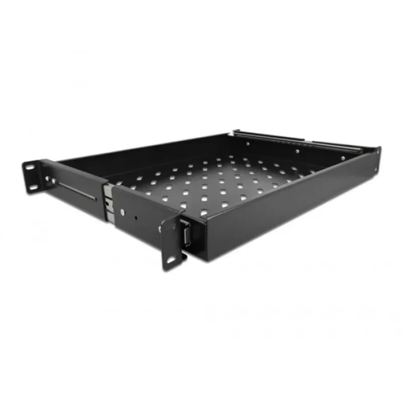 Delock - rack-inbouw - zwart - 1U - 48,3 cm (19 inch)