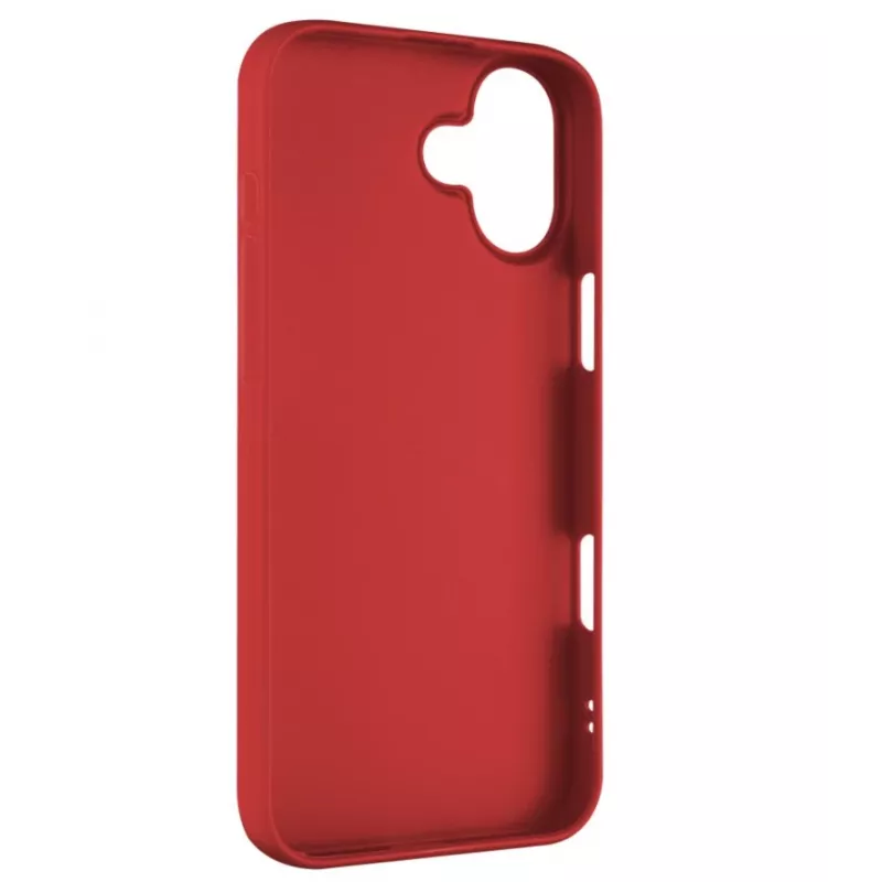 Fixed Story | rugdeksel | Apple | iPhone 16 Plus | gerubberd | rood