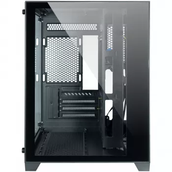PC-behuizing Inter-Tech C-501 Aspect midi tower zwart