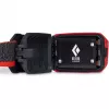 Black Diamond Storm 450 hoofdlamp met zwarte, rode hoofdband