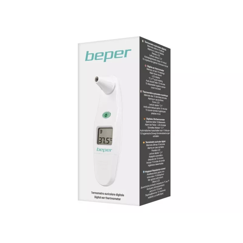 Digitale thermometer Beper 40.102 — lichaamstemperatuurmeting 32–43 °C