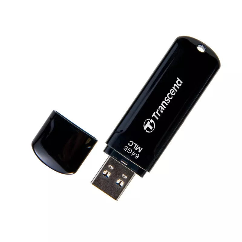 Transcend JetFlash 750 Endurance Series TS16GJF750K USB-stick 16 GB, USB 3.1 Gen 1, MLC, pianozwart