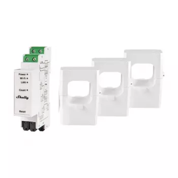 Wisselstroom-energiekostenmeter Shelly Pro 3EM-400A 400 A 50-60 Hz