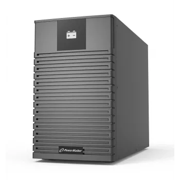UPS-accukast PowerWalker BP I72T-12x9Ah Tower zwart — 12 inschuiven, 9 Ah accu's, wielen, 318×192×428 mm