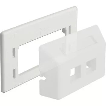 Keystone-adapterplaat, montage (wit)