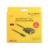 USB-C naar DVI-adapter DeLOCK 1m 85320