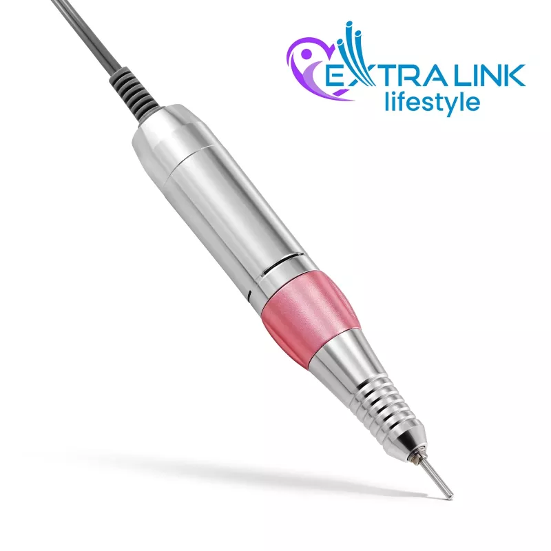 Elektrische nagelfrees Extralink NAIL DRILL-202 65W roze – professioneel manicure-/pedicuregereedschap