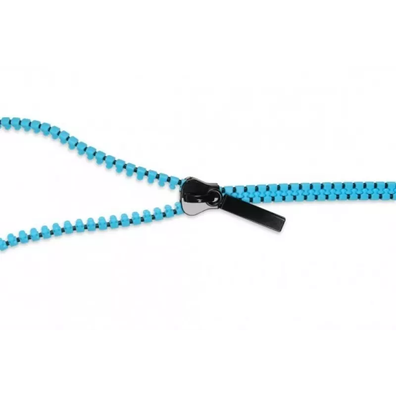 In-ear-koptelefoon met ritssluitingontwerp en microfoon