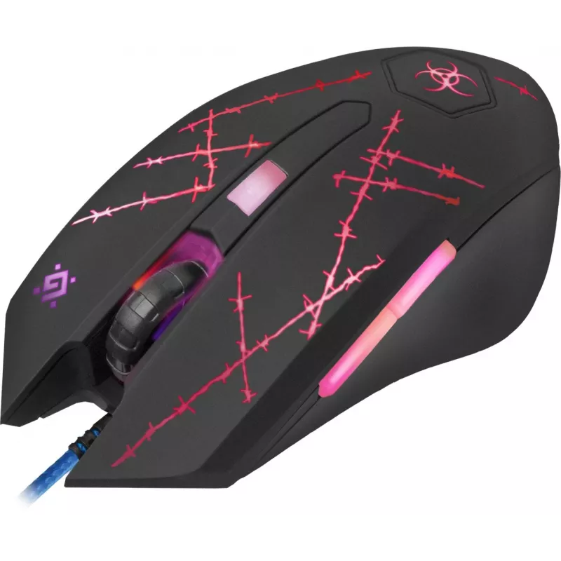 Defender Forced GM-020L muis gaming dubbelhandig USB Type-A optisch 3200 DPI