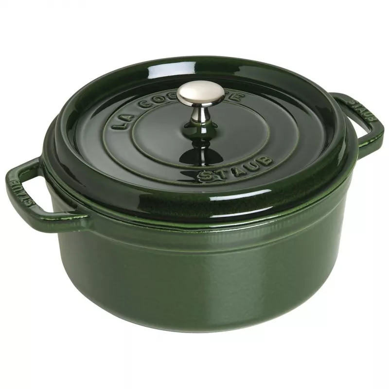 Gietijzeren ovenschaal Staub 40509-356-0 3,8 l groen, rond