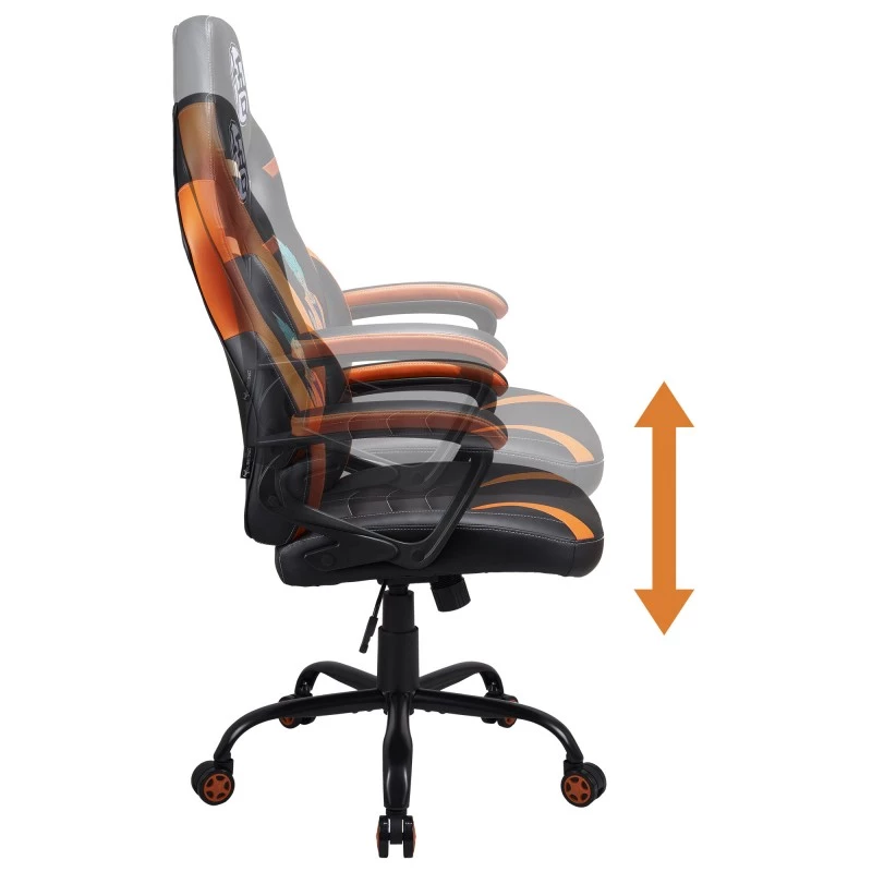 Pc-gamingstoel Subsonic SA5573-D4 gevoerde zitting zwart oranje